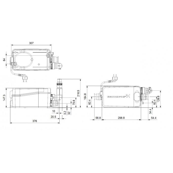 Grundfos hišna črpalna naprava Sololift2
